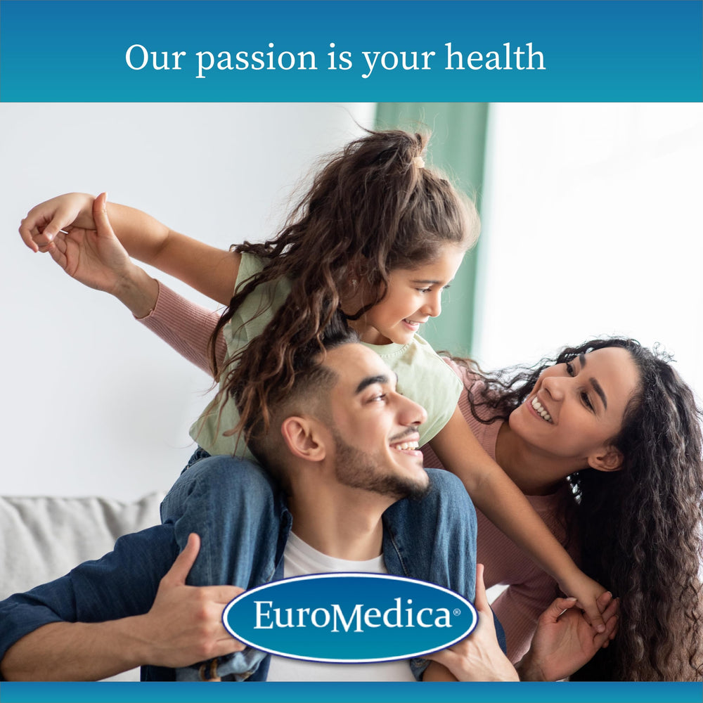Nutrition facts label close-up for EuroMedica Sucontral D