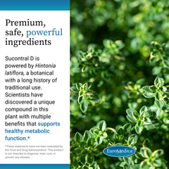 Allergen-friendly vegan capsules of EuroMedica Sucontral D