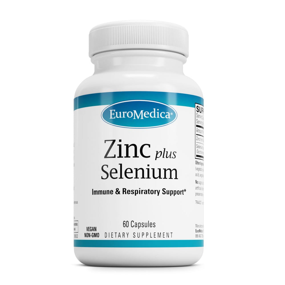 EuroMedica Zinc Plus Selenium bottle front view