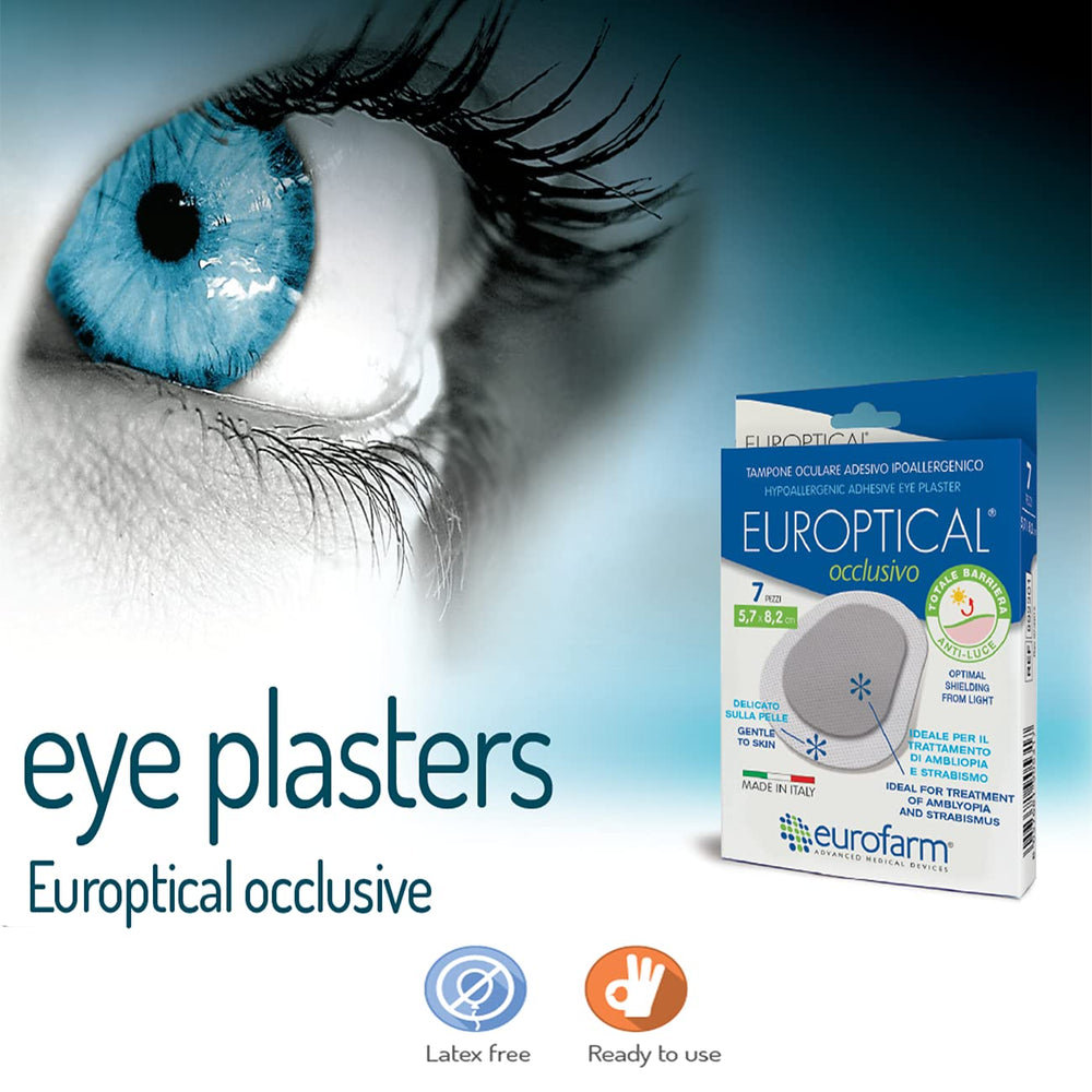 Sterile packaging for Europtical Occlusivo patches