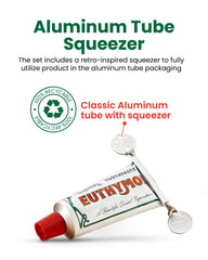 Eco-friendly recyclable aluminum toothpaste tubes