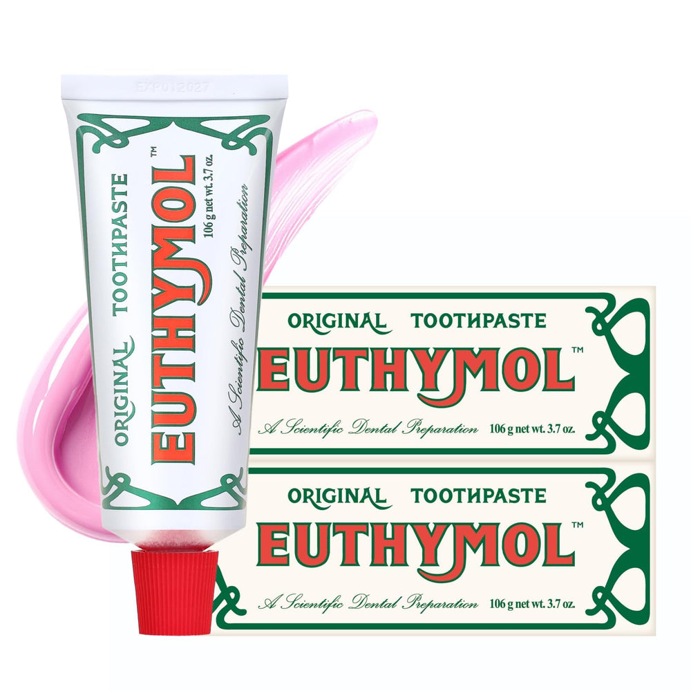EUTHYMOL Original Pink toothpaste tube with packaging