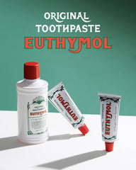 Illustration showing toothpaste suitable for sensitive teeth and gums