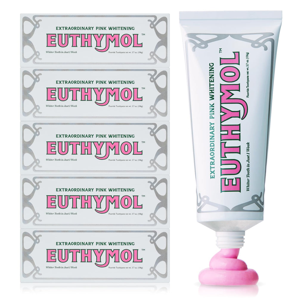 EUTHYMOL Whitening Toothpaste Pack of 5 outer packaging