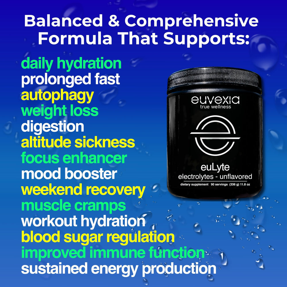 Euvexia euLyte salty mineral taste hinted in prepared drink.