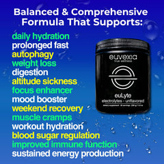 Euvexia euLyte salty mineral taste hinted in prepared drink.