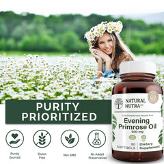 Nerve health support with Evening Primrose Oil softgels