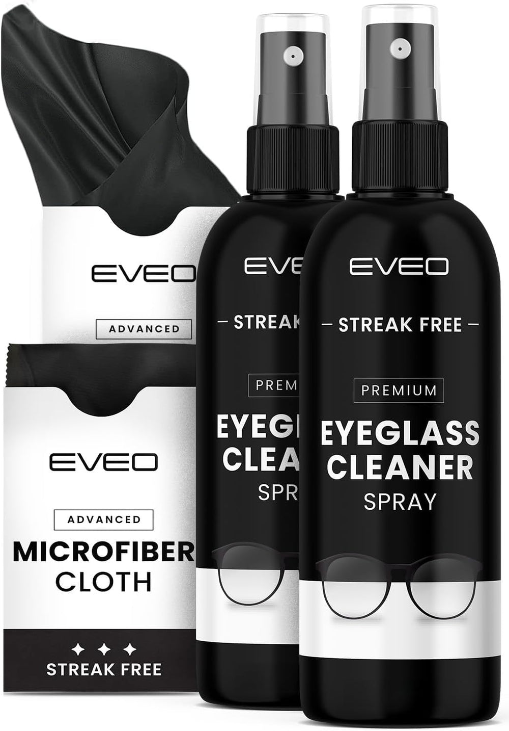 EVEO Eyeglass Cleaner Spray - front view