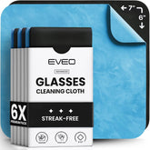 EVEO 6-pack glasses cleaning cloth main image