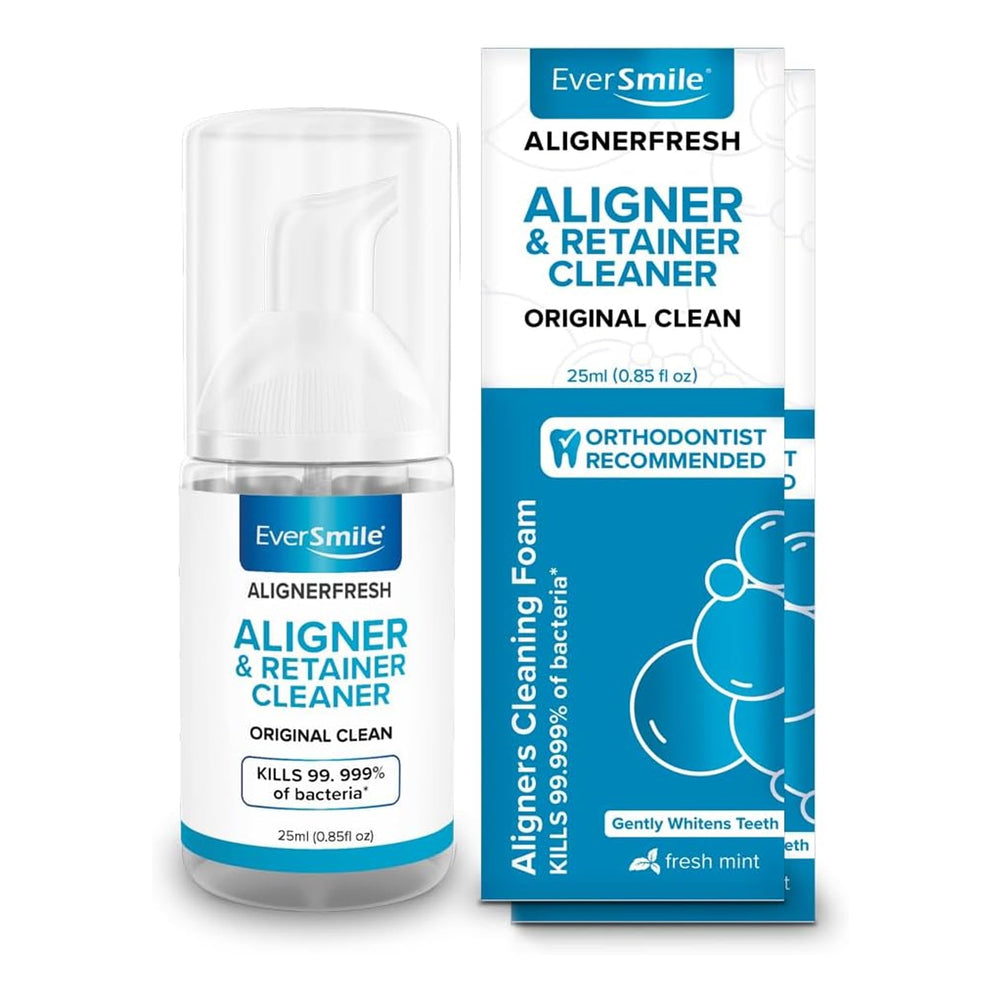 EverSmile AlignerFresh Original Clean Foam bottle and packaging