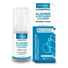 EverSmile AlignerFresh Original Clean Foam bottle and packaging