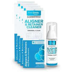 Front packaging of EverSmile AlignerFresh Original Clean Foam 50ml 4-pack