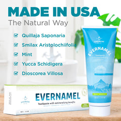 Toothpaste highlighting sensitive teeth care