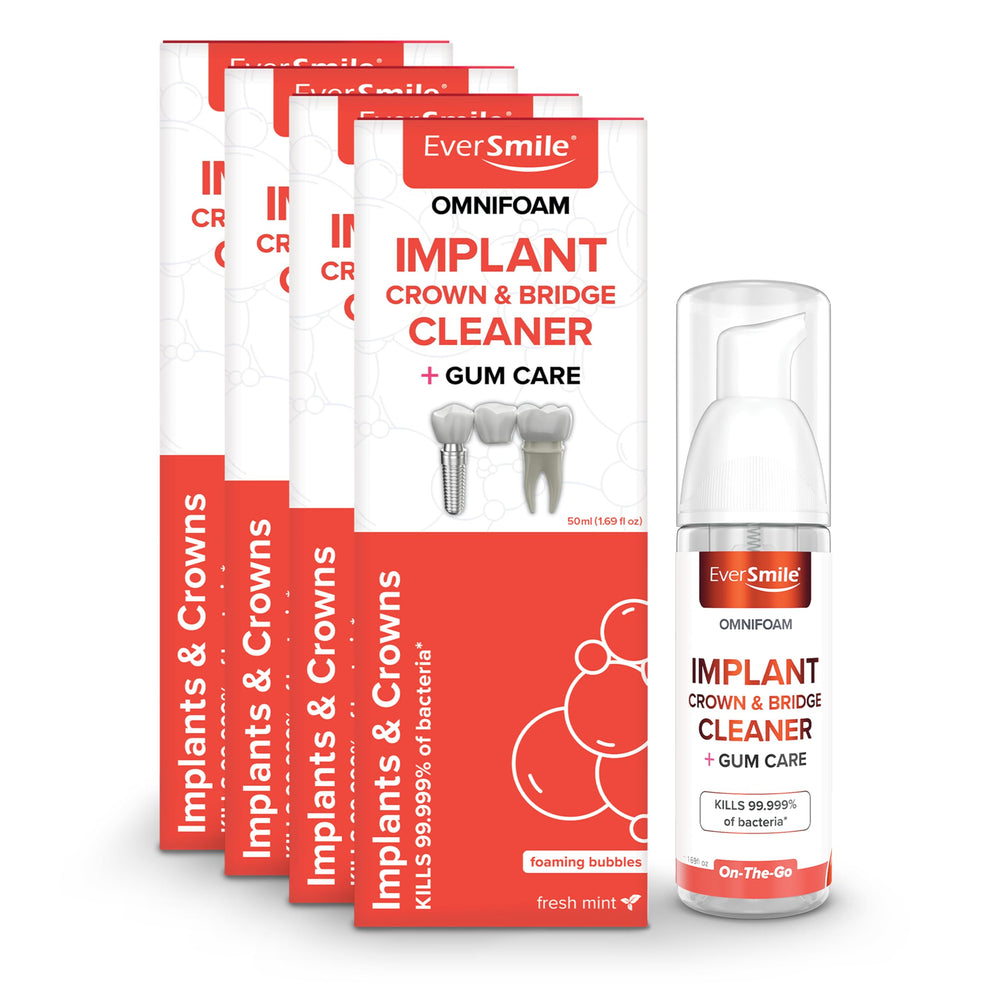 Eversmile OmniFoam dental cleaner – pack of 4, 50ml bottles