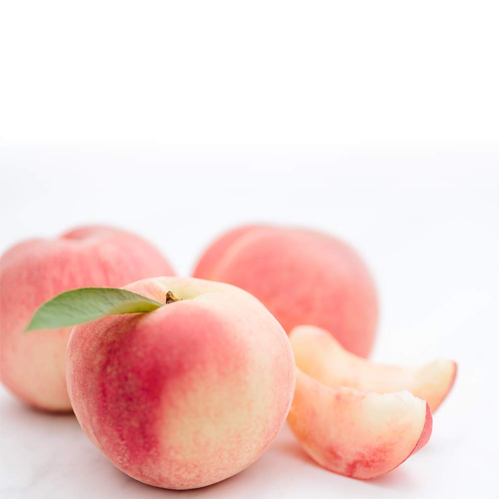 Close up of peach flavored jelly bites by EVERYDAZE