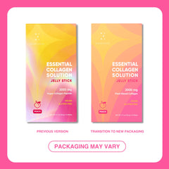 On the go usage of EVERYDAZE Collagen Jelly Stick Peach