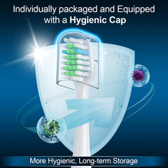 Bristles designed to reduce gingivitis with Everystep heads