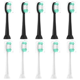 Front view of EVERYSTEP AquaSonic Black Series 10-pack replacement heads