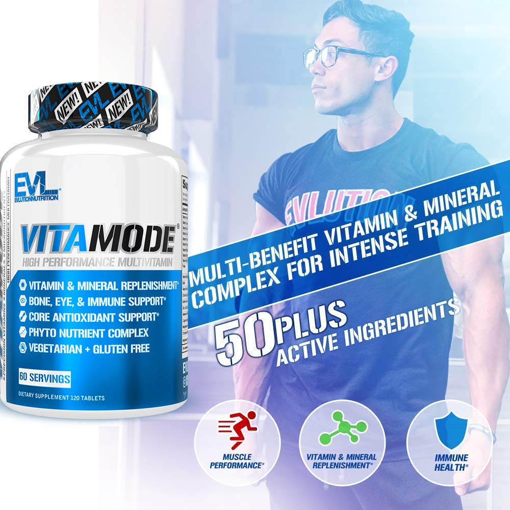 EVL Advanced Daily Multivitamin for Men packaging front
