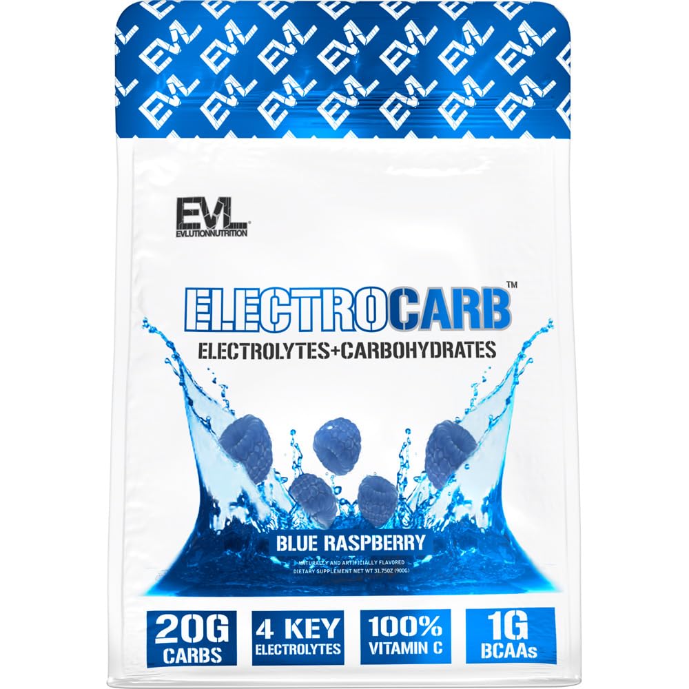 EVL ElectroCarb Blue Raspberry bottle label