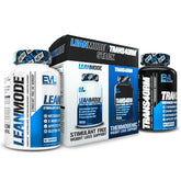 EVL Trans4orm Thermogenic Fat Burner and LeanMode stack product front with capsules