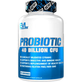 Evlution Nutrition Probiotic bottle with 40 Billion CFU