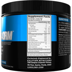 Scoop of Evlution Trans4orm Blue Raz powder
