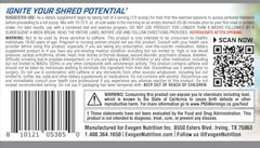 Evogen Evoburn bottle dispense demonstrates simple daily serving for energy