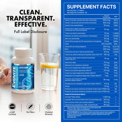 Methylated B vitamins (methylcobalamin & 5-MTHF) in Evovite