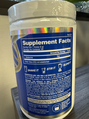 Unflavored Evogen Glutamine powder with scoop