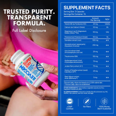 Evogen Super Dry horsetail extract detail highlighting hydration balance