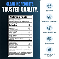 EVOLV Electrolytes non-GMO label—vegan-friendly hydration option.