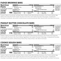 Exo packaging shows gluten-free and dairy-free labels for easy snacking.