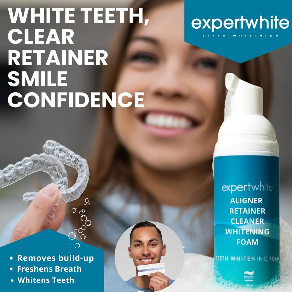 Back view of Expertwhite HP Foam bottle