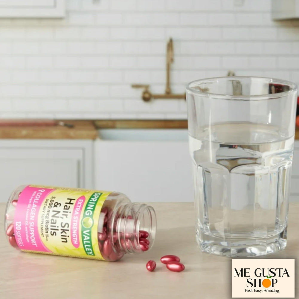 Pill organizer placed next to supplement bottle