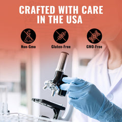 4 oz bottle with wild berry flavor branding