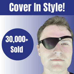 Contoured shape around eye area without pressure