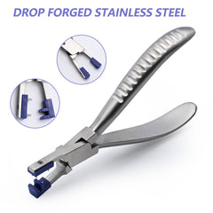 Pressure clamp used to adjust glasses arms and frame