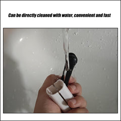 Travel-ready cleaning kit in compact pouch