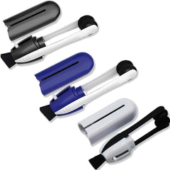 All-in-one eyeglasses cleaning kit on white background