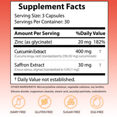 Capsules promoting eye health imagery