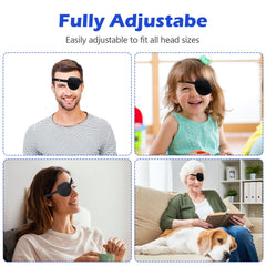 Dual eye patches for lazy eye treatment and diplopia care