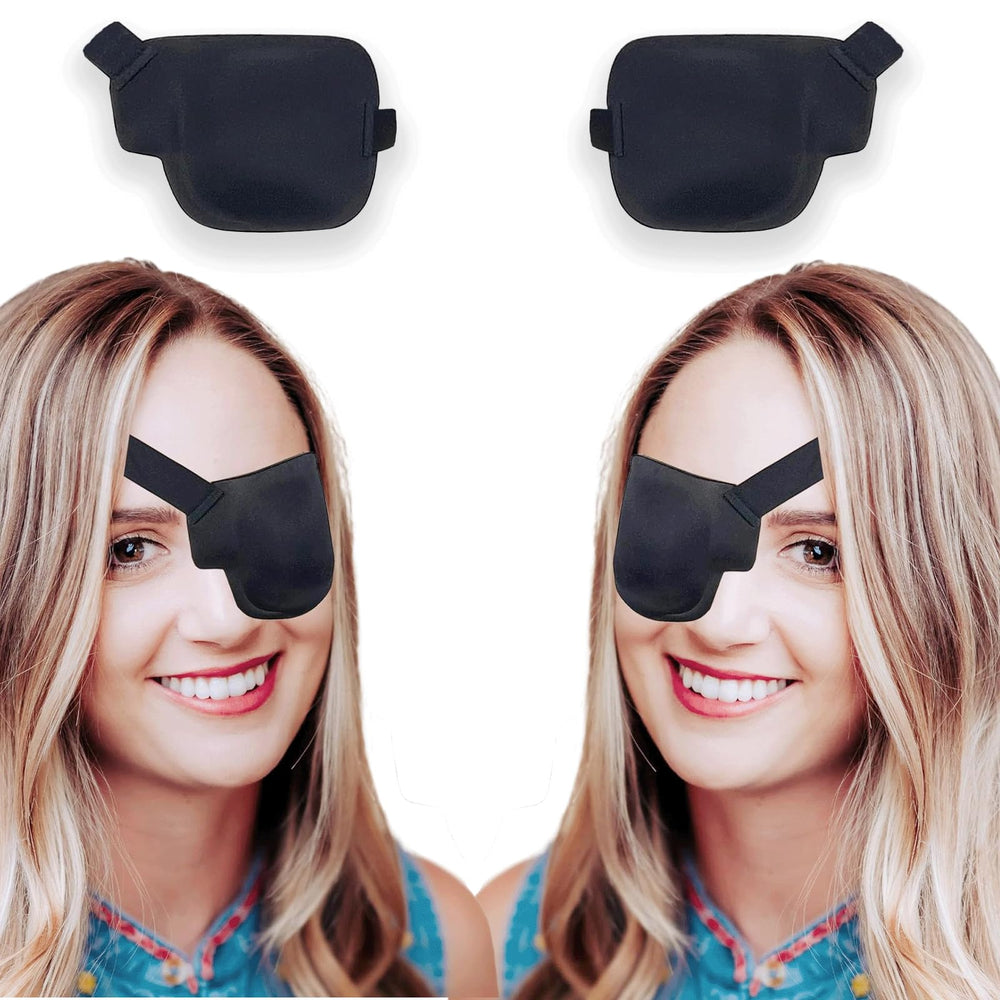 3D contour eye patch for left and right eye in a 2-pack