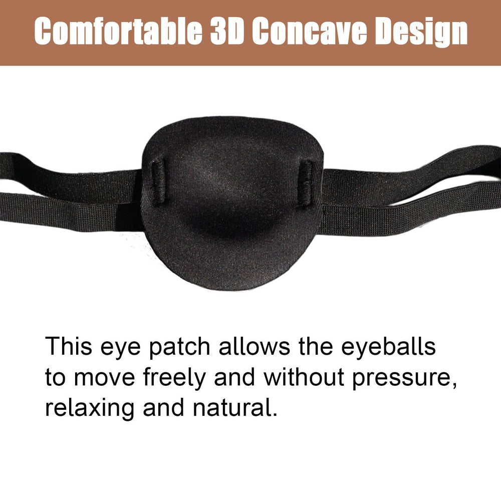 Lightweight breathable eye patch material for comfort