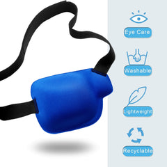Blue 3D eye patch for right eye