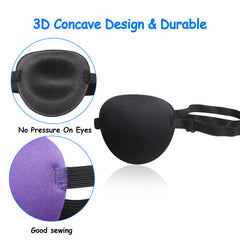 Inner concave cut design of RIEKYO eye patch