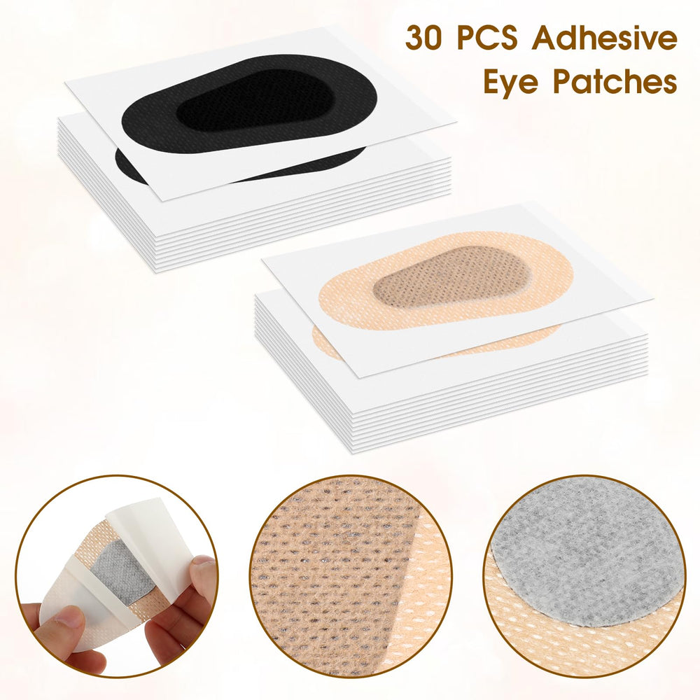 Close-up of soft non-woven cotton eye patch fabric