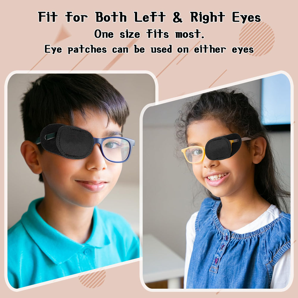 Eye patch being worn during treatment