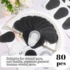 Close-up view of the eye patches in the pack