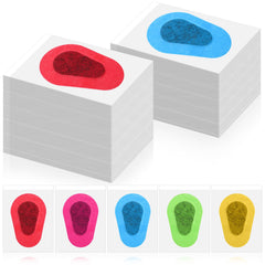 Assorted multicolor adhesive eye patches pack of 120 for adults and kids